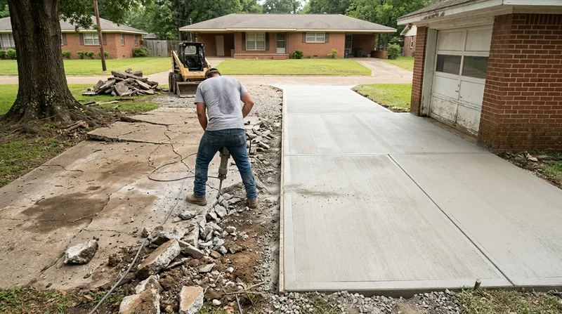 Concrete Removal & Replacement Shreveport